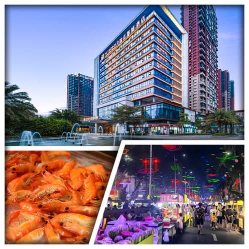 惠陽 全新聲控智能【錦江都城】酒店 歎酒店自助早、午、晚餐、水果夜市一條街 純玩2天（關鍵旅遊 旅行團）