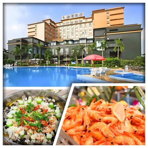 (10人成團)順德駿景酒店、酒店自助晚餐、七彩撈雞鮮味大盤魚純玩2天（關鍵旅遊 旅行團）