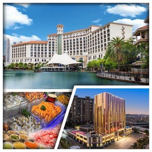 B線-河源萬綠湖美居酒店+惠州翡翠山華美達酒店 豪歎2晚酒店海鮮自助晚餐 任浸古法中藥湯泉純玩3天(關鍵旅遊 旅行團)