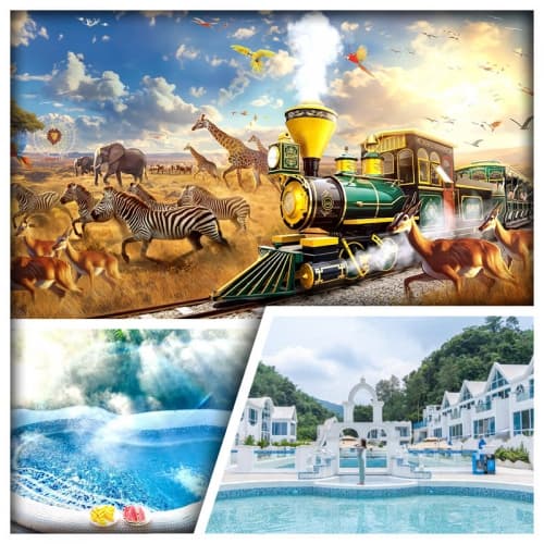 B線-清遠清泉灣愛琴海酒店 任浸湯泉 清遠長隆森林王國 廣州融創馬戲 純玩3天（關鍵旅遊 旅行團）