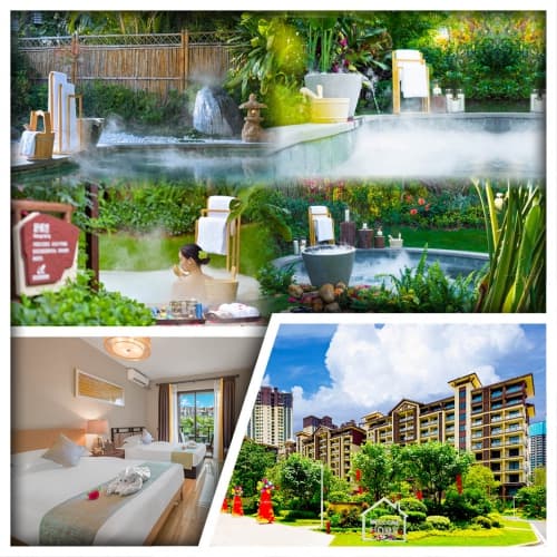 連住2晚 惠陽5星享受【碧桂園潤楊溪谷溫泉酒店】任浸30多個園林式偏硅酸溫泉 純玩3天（關鍵旅遊 旅行團）