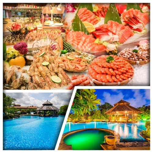 連住2晚中山溫泉賓館(入住約500呎露台客房)、任浸48個優質珍稀溫、歎2晚繽紛海鮮自助晚餐純玩3天(關鍵旅遊 旅行團)